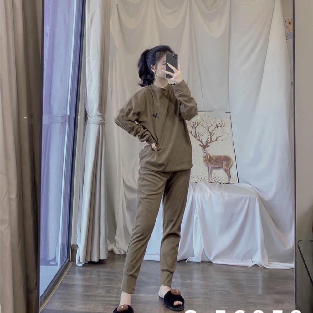 Brown Set Sweatshirt + Jogger